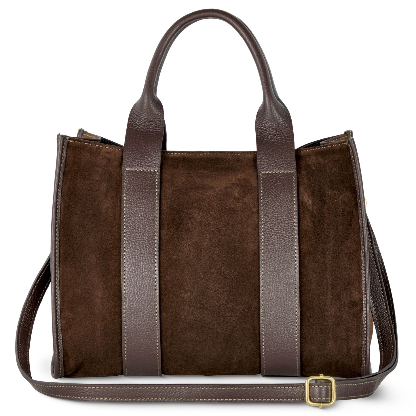 Suede Leather Tote Bag