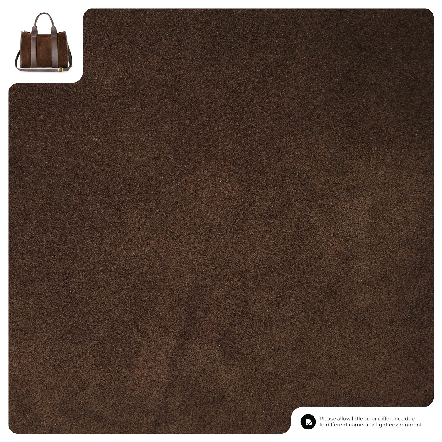 Suede Leather Tote Bag
