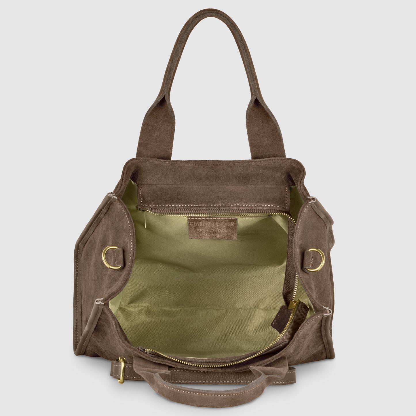 Suede Leather Tote Bag