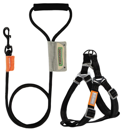 Touchdog ® 'Macaron' 2-in-1 Durable Nylon Dog Harness and Leash