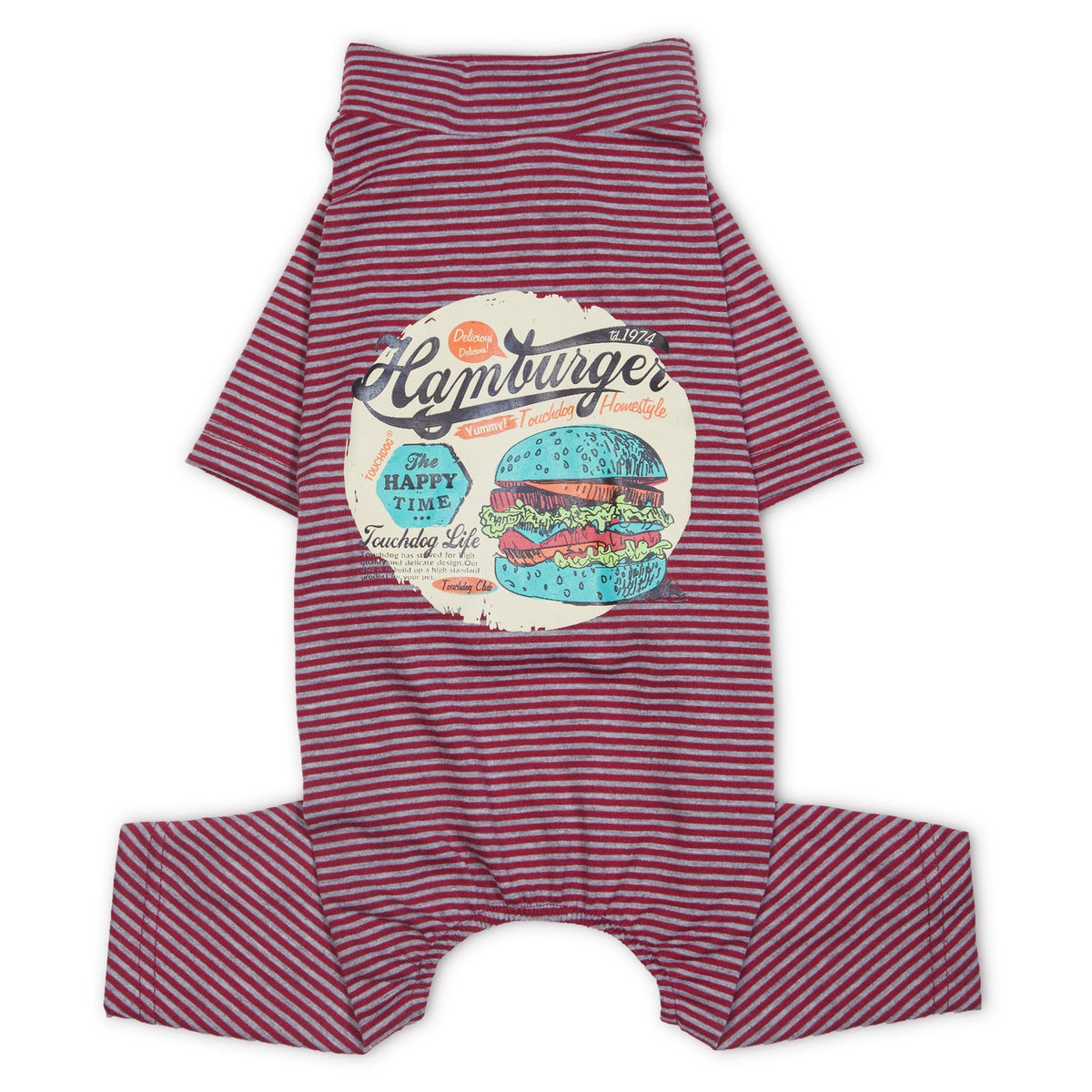 Touchdog ® Onesie Lightweight and Breathable Full Body Dog Pajamas Jumpsuit