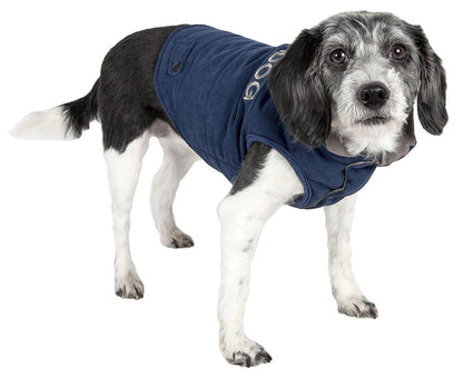 Touchdog ® Waggin Swag Ultra-Plush Insulated and Reversible Dog Coat