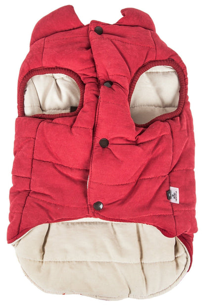 Touchdog ® Waggin Swag Ultra-Plush Insulated and Reversible Dog Coat