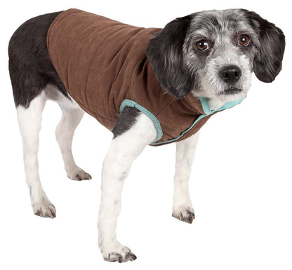 Touchdog ® Waggin Swag Ultra-Plush Insulated and Reversible Dog Coat