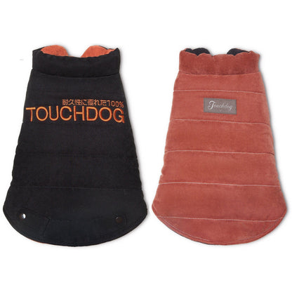 Touchdog ® Waggin Swag Ultra-Plush Insulated and Reversible Dog Coat