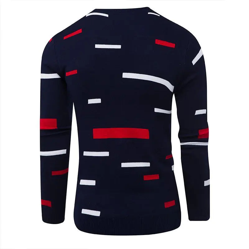 V-Neck Double Knit Sweater