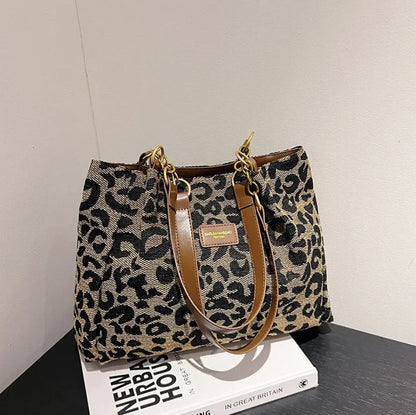 Simple Large-Capacity Canvas Tote