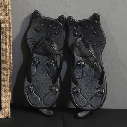 Creative Cartoon Flip Flops for Women - Summer Sandals