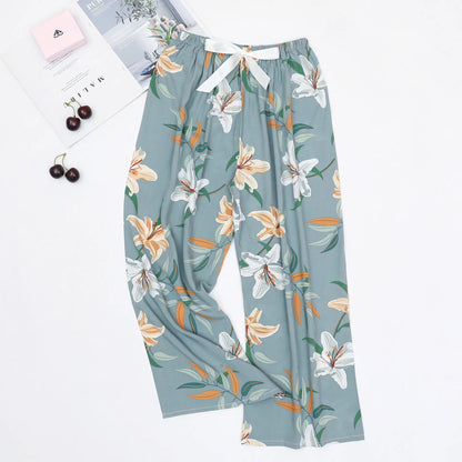 Cotton Sleep Pants - Loose Casual Printed
