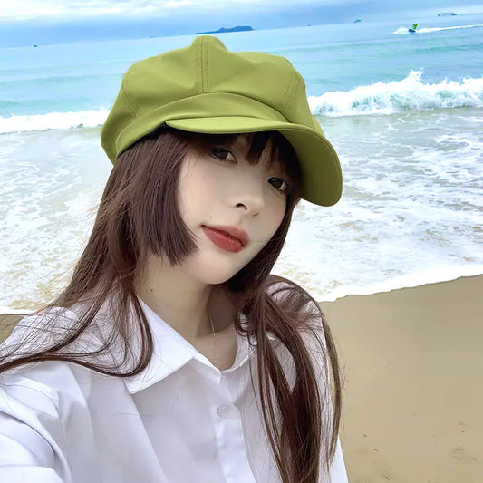 Octagonal Hat for Slimming and Stylish Look